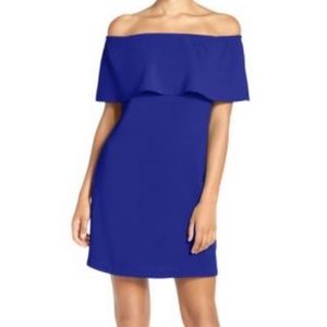 Charles Henry Off the Shoulder Dress